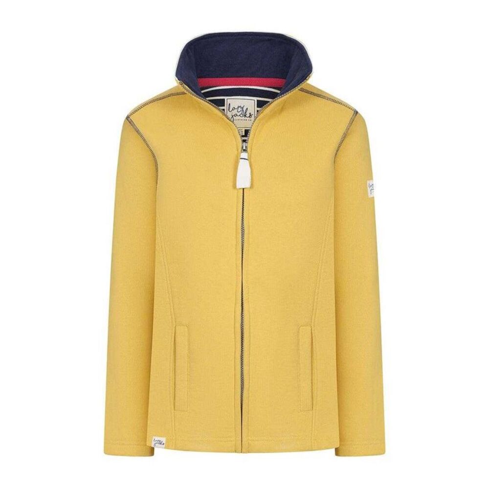Lazy Jacks Womens/Ladies Full Zip Jacket / Lemon